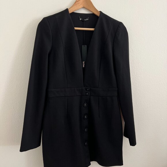 REVOLVE Krisa Black Blazer Mini Dress NWT - Picture 3 of 11
